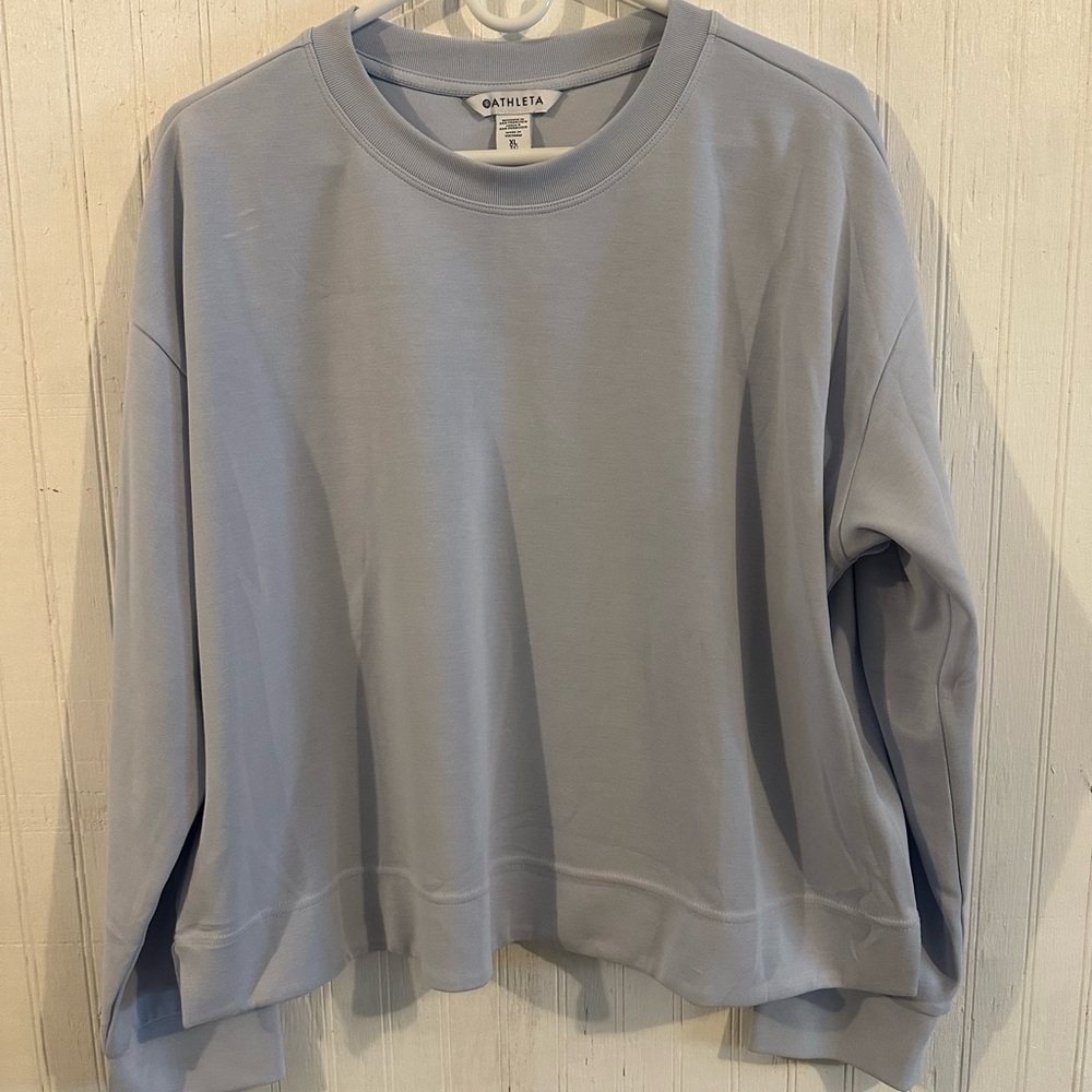 Athleta, Seasoft Rib Crewneck Sweatshirt - Picture 2 of 5